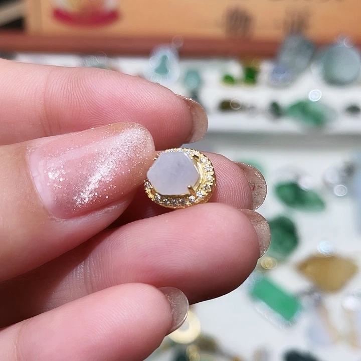 翡翠银S925镶嵌颈饰