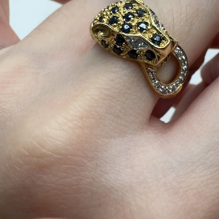 戒指未镶嵌蓝宝石