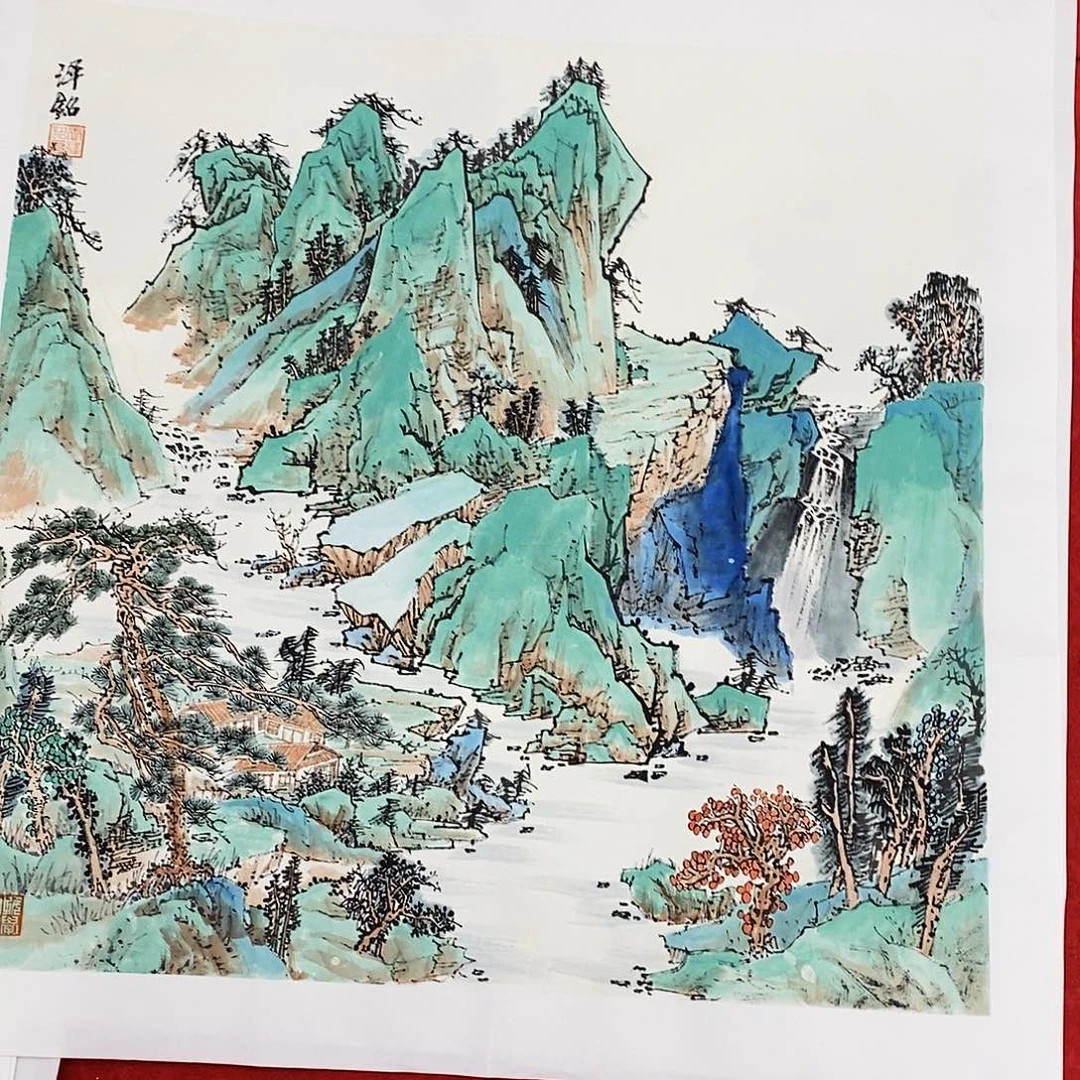 国画抖*红血丝儿在你面前就那么