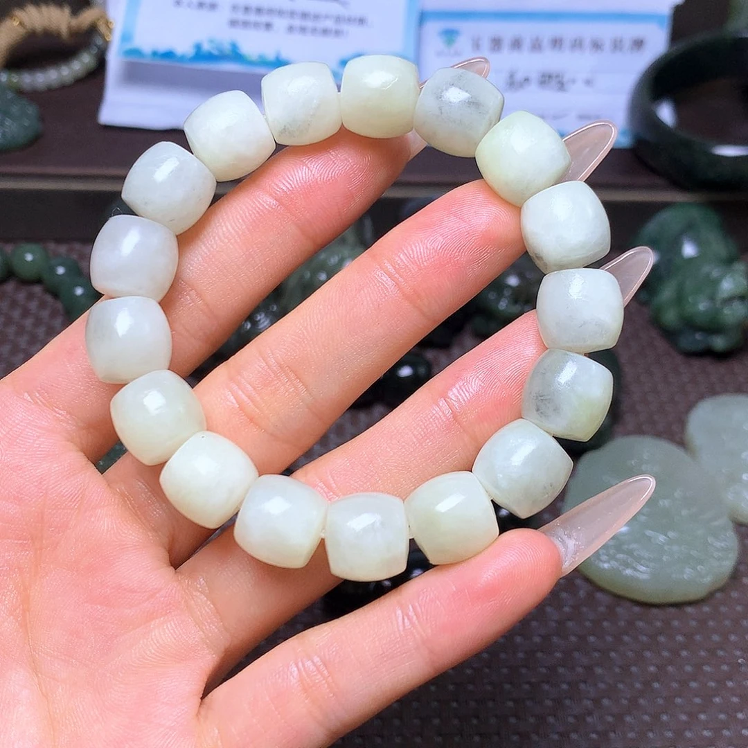 未镶嵌手串和田玉卡12