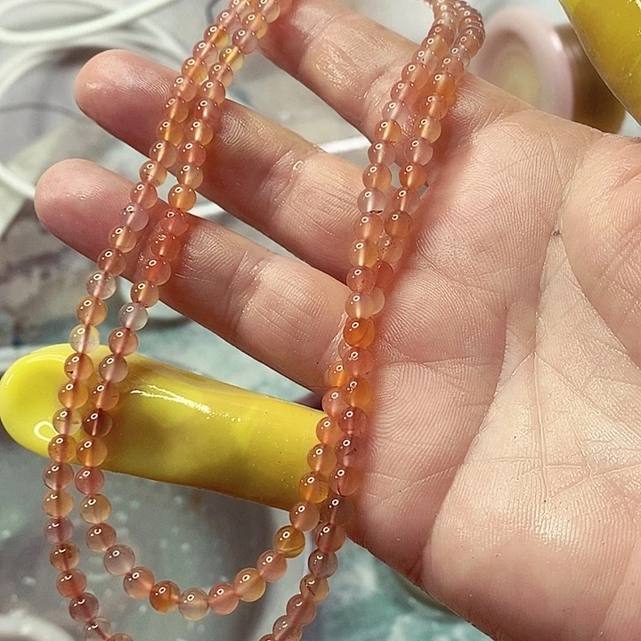 南红玛瑙未镶嵌颈饰