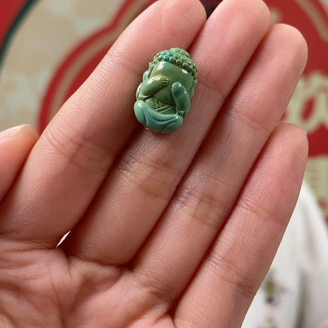 绿松石未镶嵌挂件