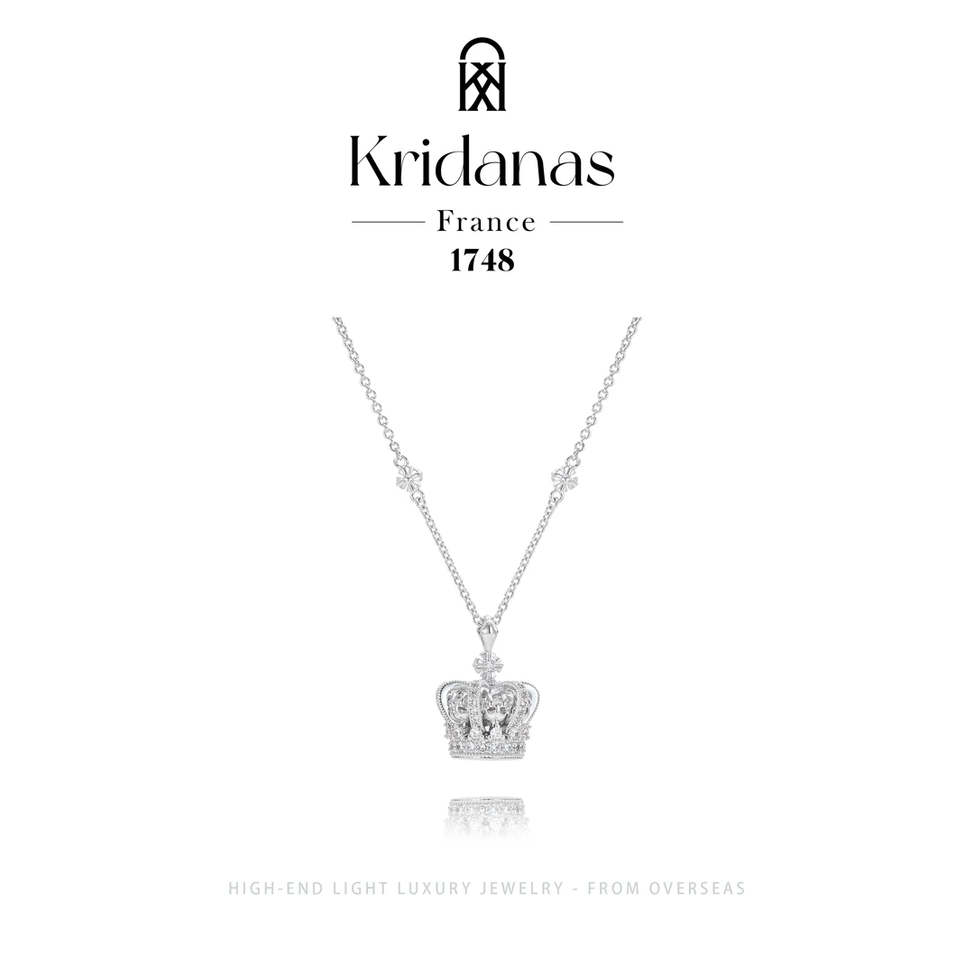 【皇家冠冕】Kridanas艺术款秋季百搭皇冠项链F3772
