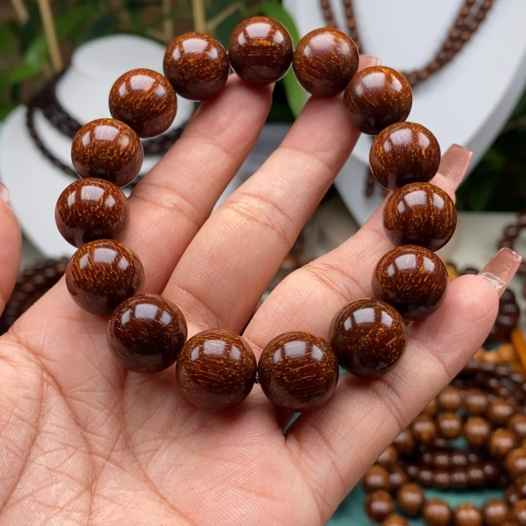 贡木手串/手链李*岁贡木1.5红冰果冻爆星流星雨