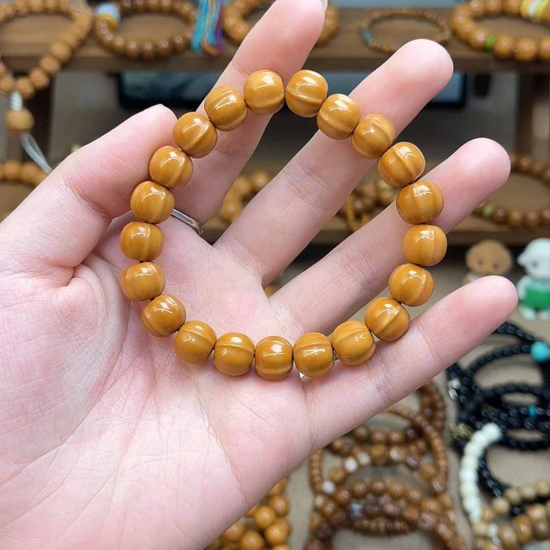 猴头核桃手串?****糕素圈手串