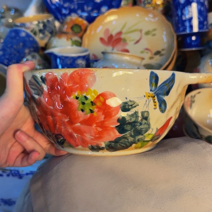 瓷片景德镇手工手绘陶瓷