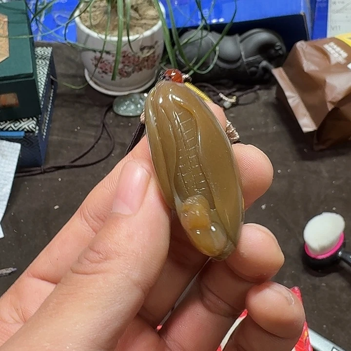 未镶嵌和田玉车挂