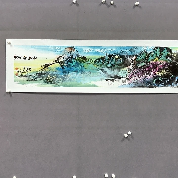 国画亲笔手绘放心去藏