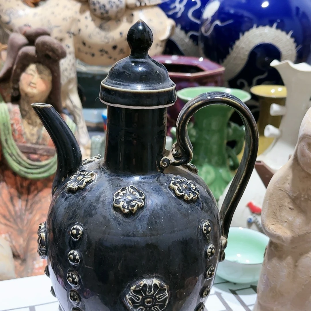 瓦当摆件摆件茶桌茶台陶瓷史**科