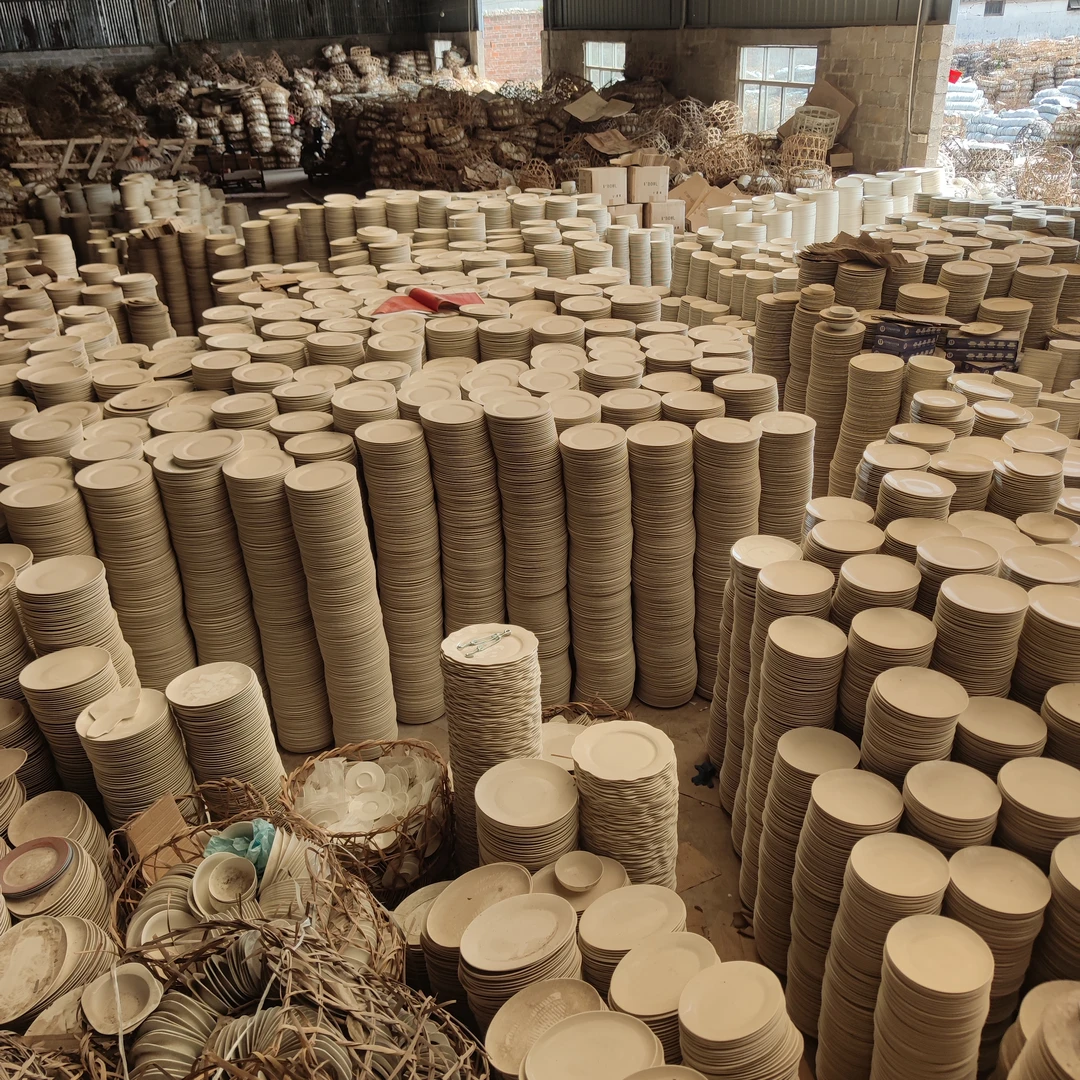 【微瑕8寸平盘10个】新骨瓷纯白餐具家用商用工厂价