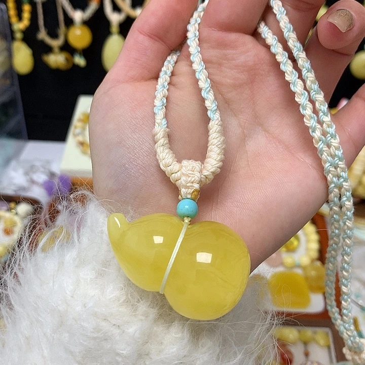 手链蜜蜡未镶嵌蜜蜡吊坠