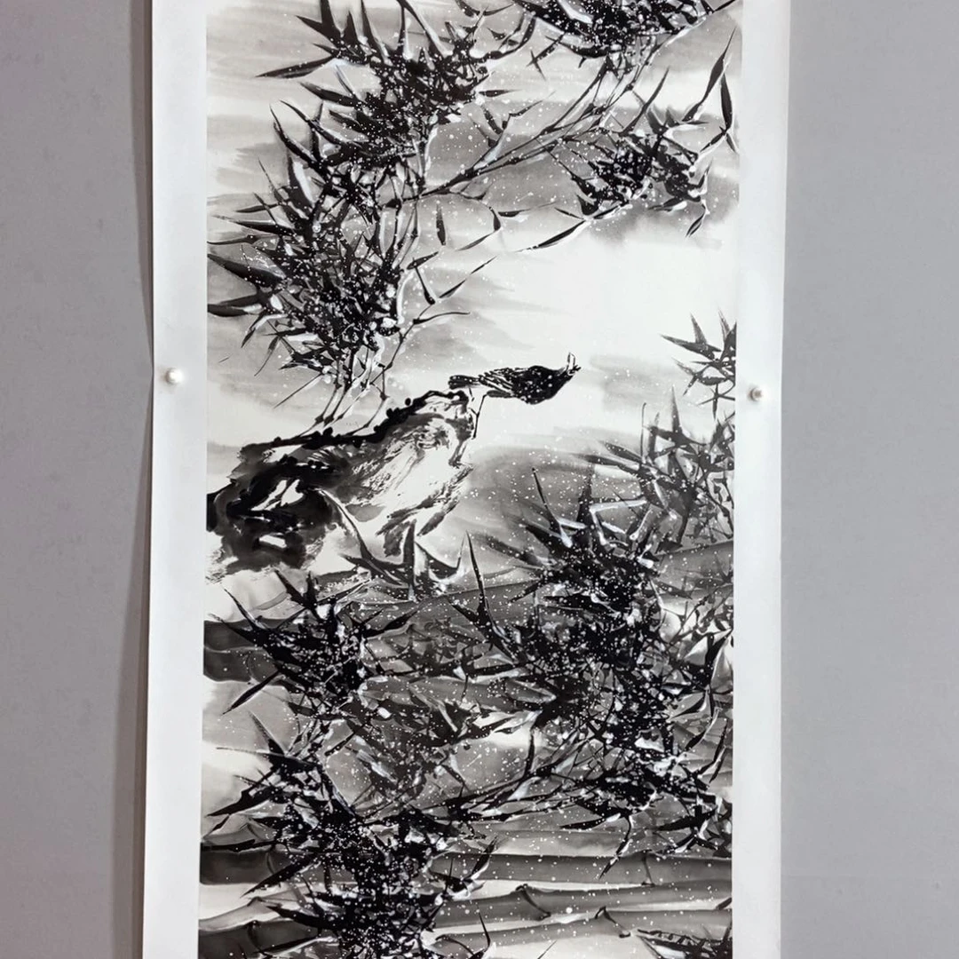 国画用**哥吕山泉小六尺真人真品