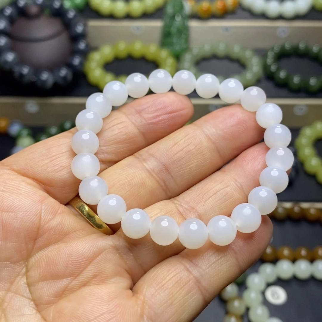 和田玉未镶嵌手串