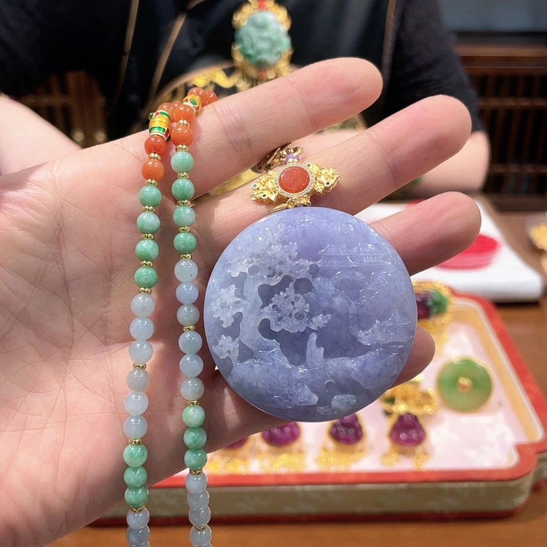 锦纶铁合金吊坠项链