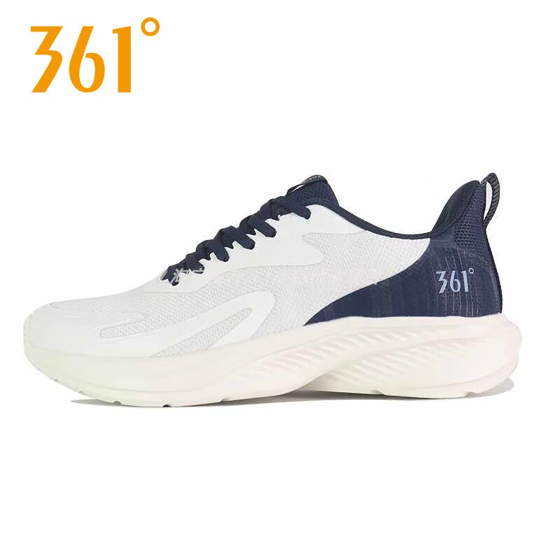 361°男鞋运动跑鞋2025年春季新款学生百搭网面透气鞋轻便防滑运动