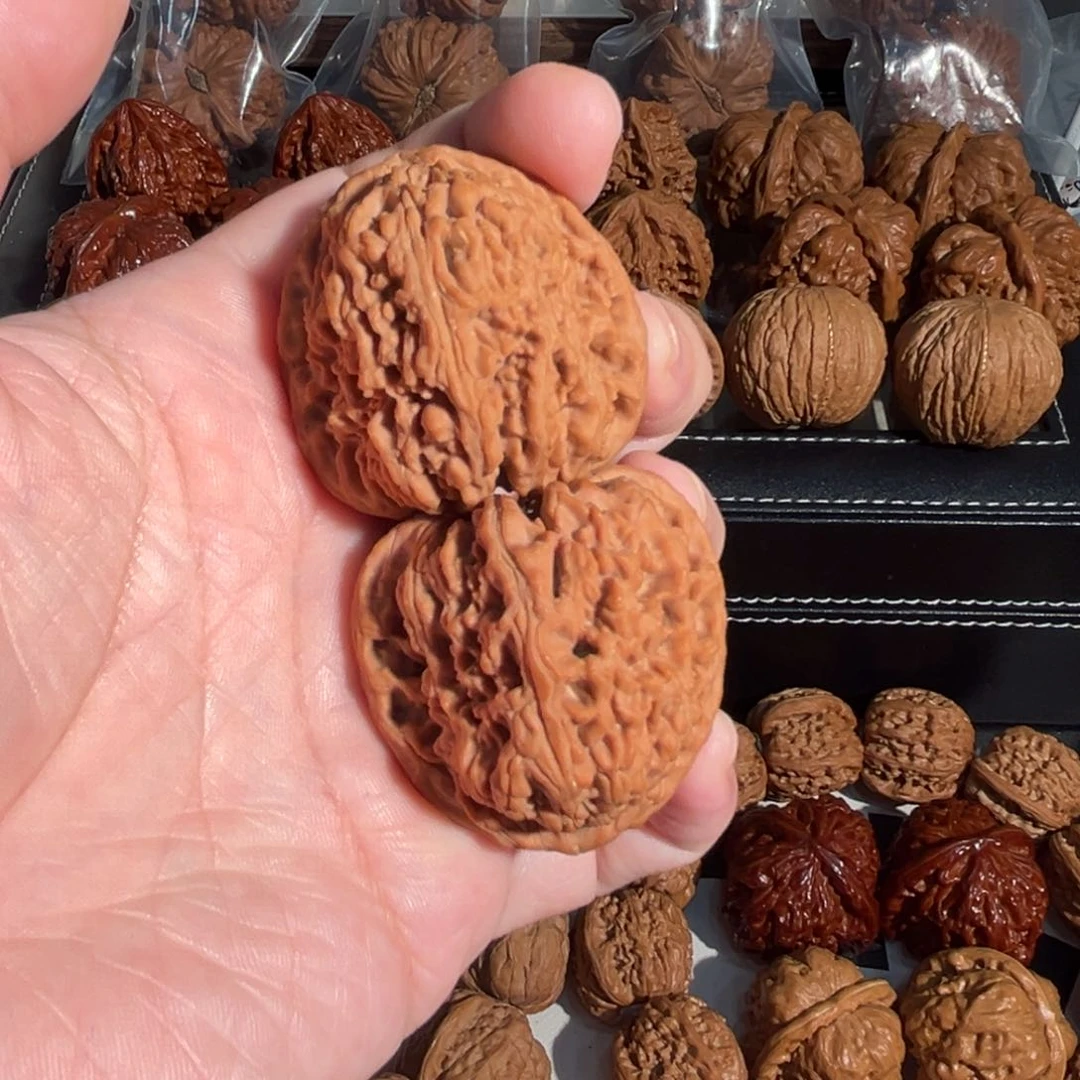 核桃手串/手链成**寇41全品三角疆