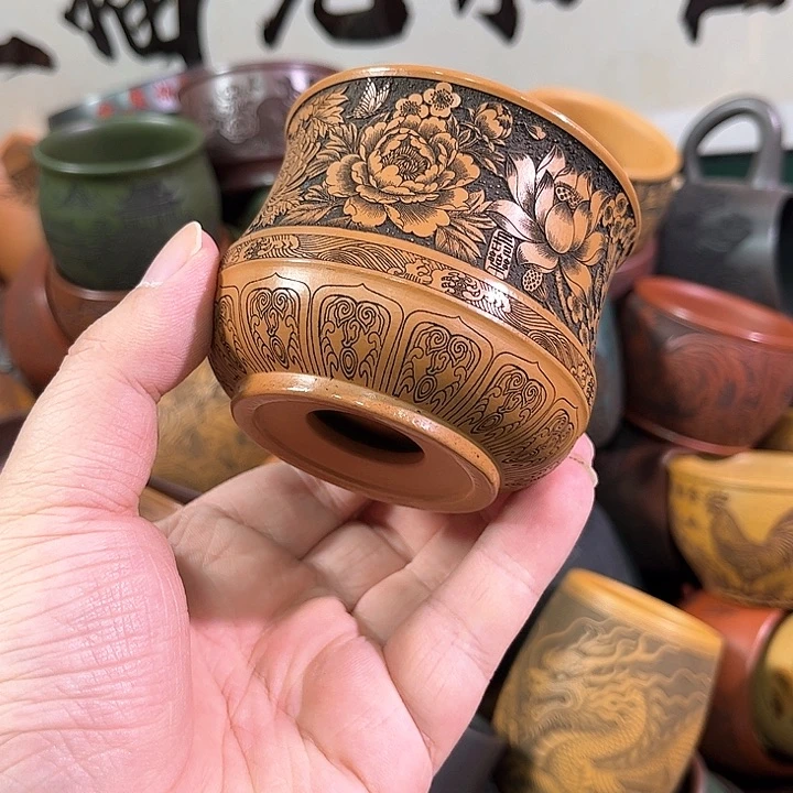 茶杯紫砂全手工紫砂主任杯