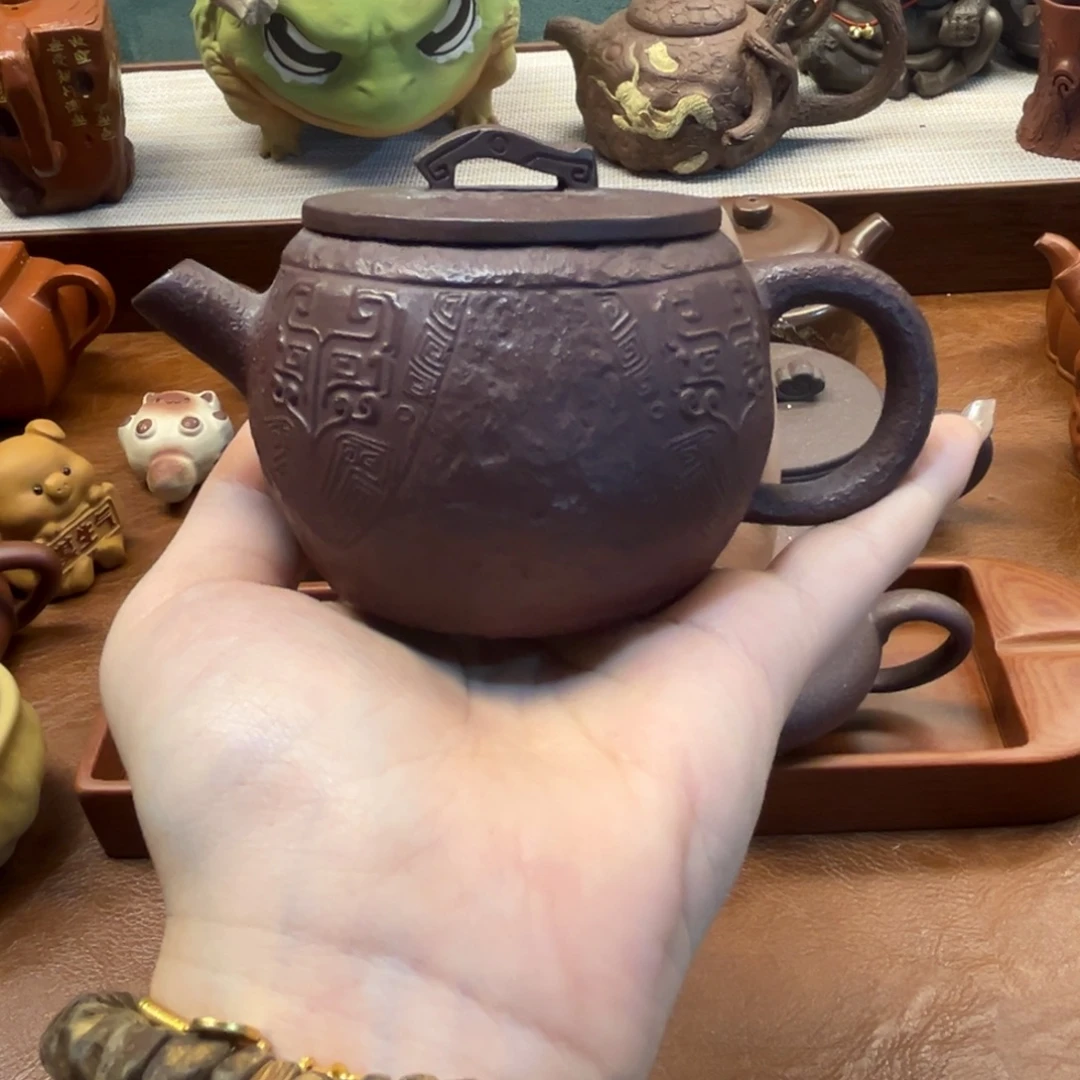 紫砂雕宠小器高品