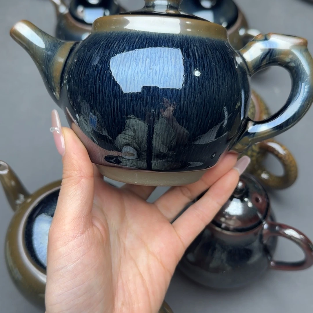 茶盏建阳建盏铁胎壶