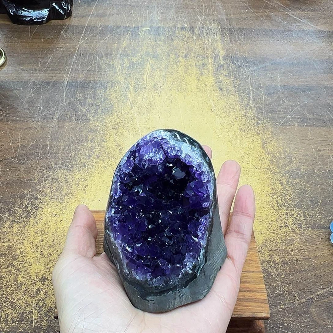 紫晶摆件未镶嵌晶体