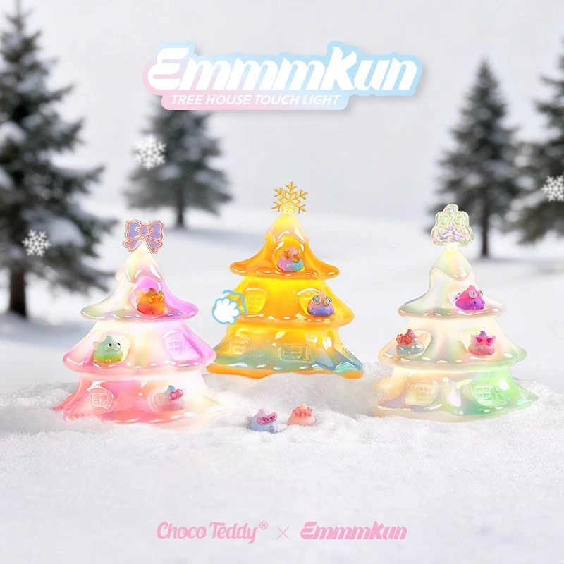 【开盒不退不H】Emmmkun树屋二代拍拍灯收纳系列盲盒潮玩手办公仔