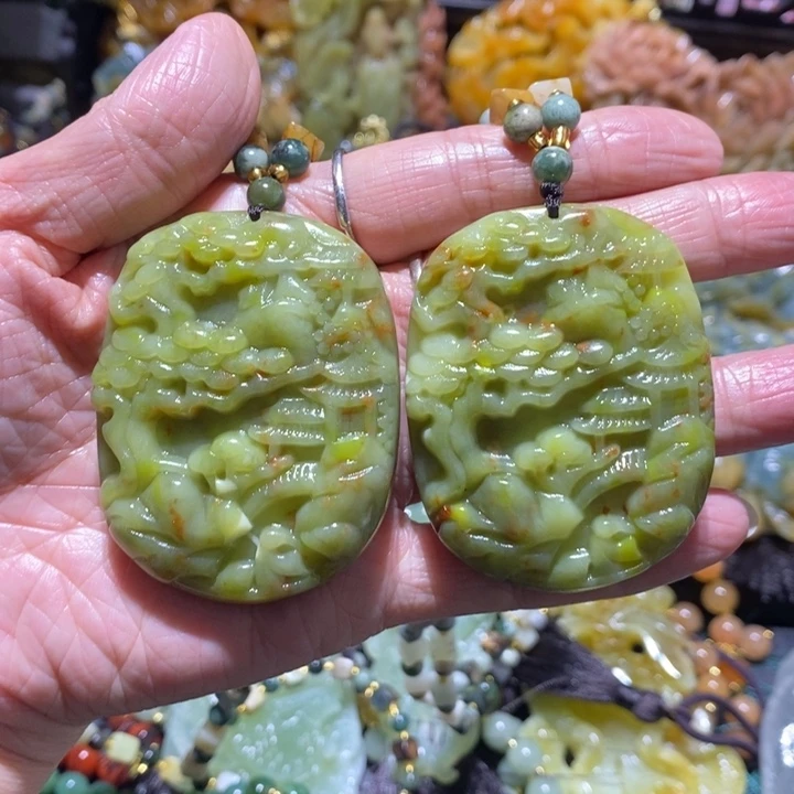 岫玉岫玉吊坠未镶嵌