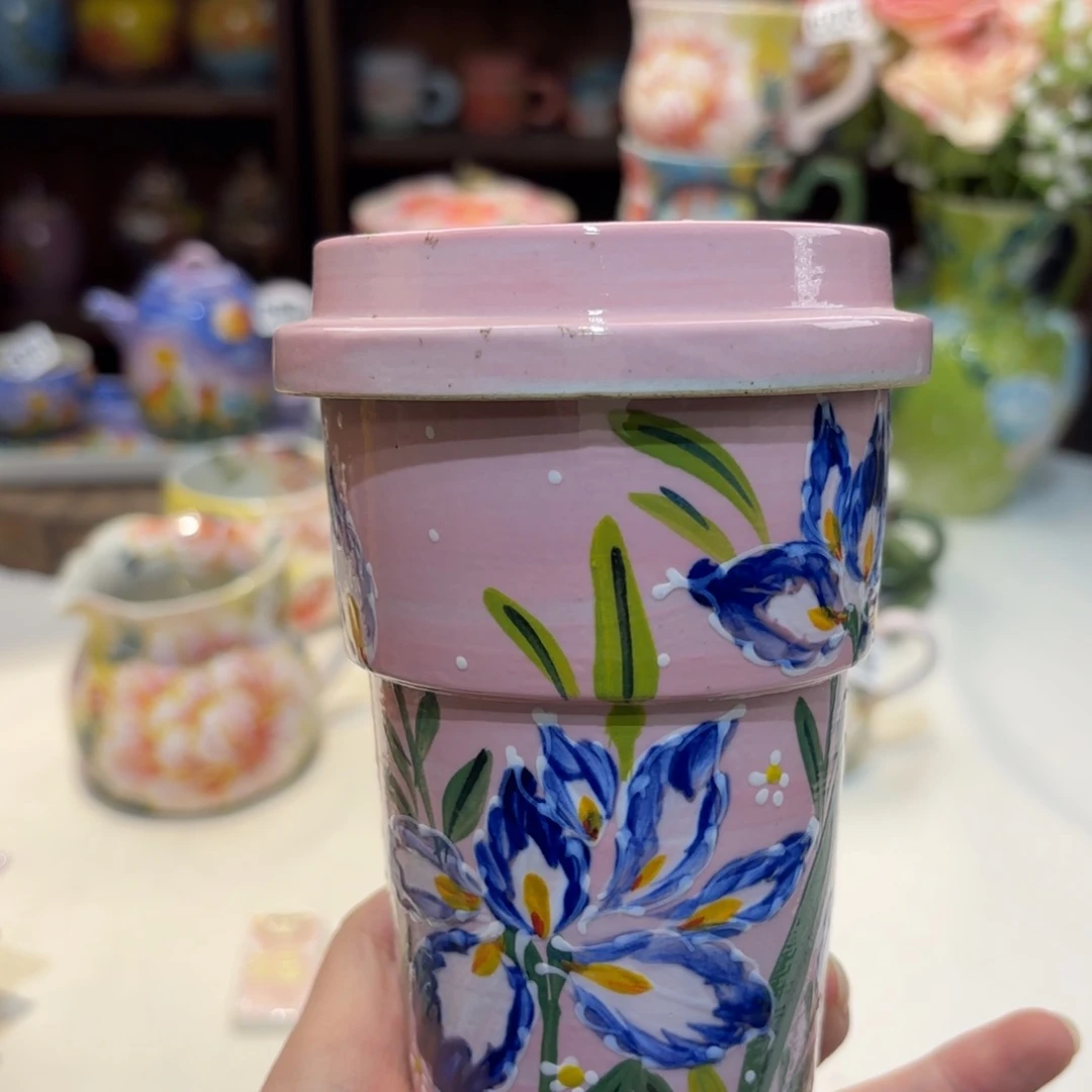 景德镇手绘高温釉下彩陶瓷茶具