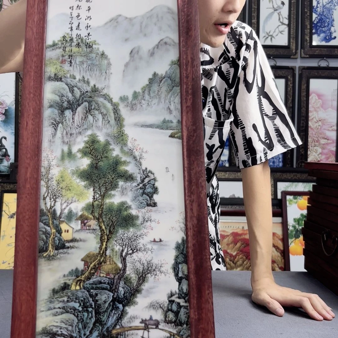 摆件景德镇陶瓷瓷板画