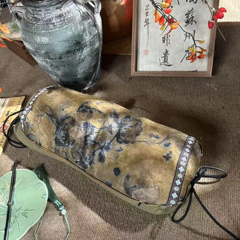 夏季新款新中式国风水墨画香云枕