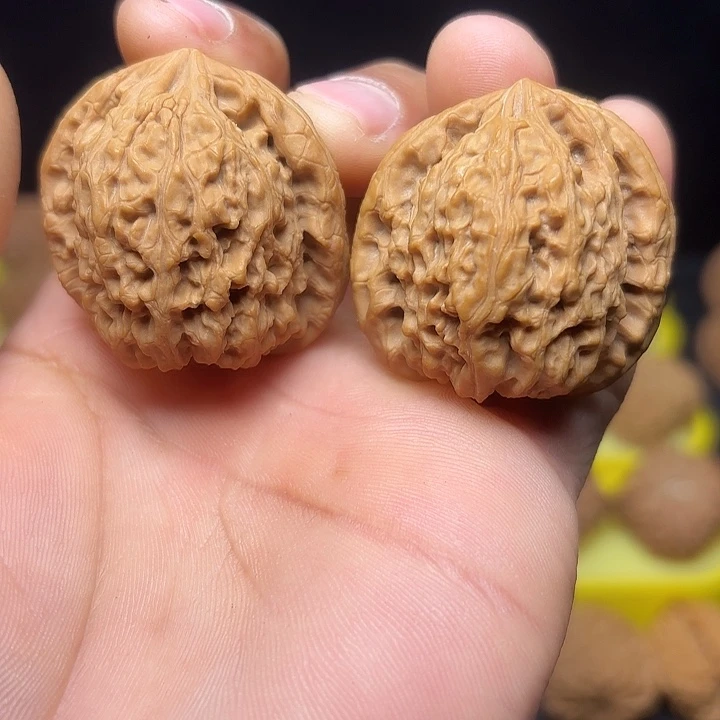 把件文玩核桃凹底球疆40尺8