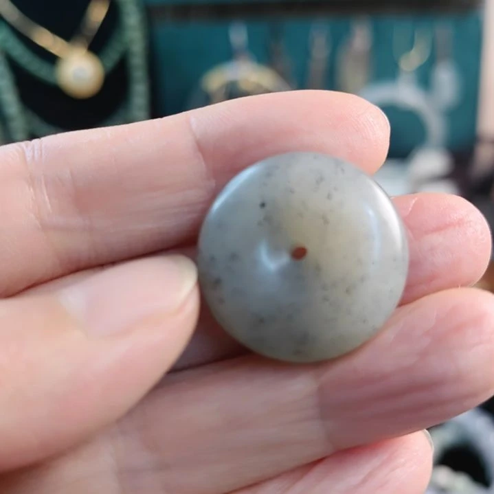 和田玉（青玉）未镶嵌颈饰