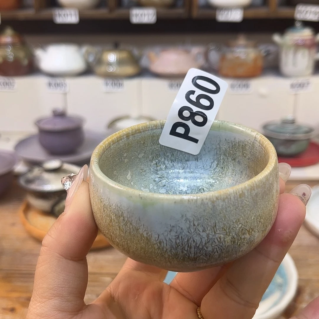 朱泥茶杯比****鱼陶瓷艺术