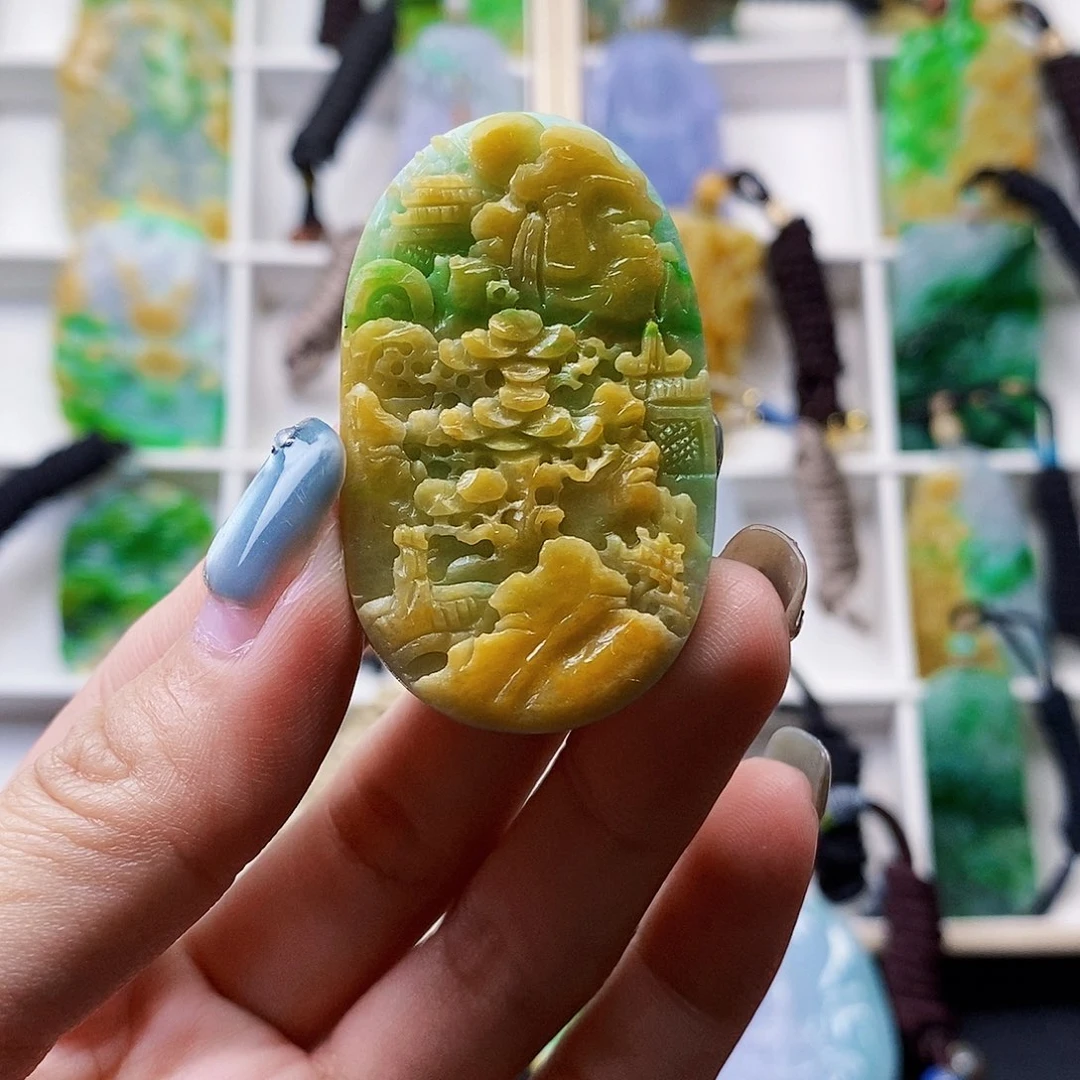 定制翡翠未镶嵌翡翠A货