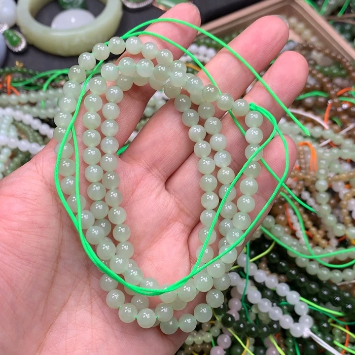 和田玉未镶嵌手链104