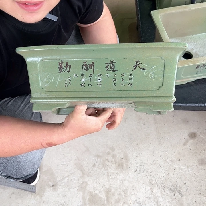 紫砂花盆紫砂等传统