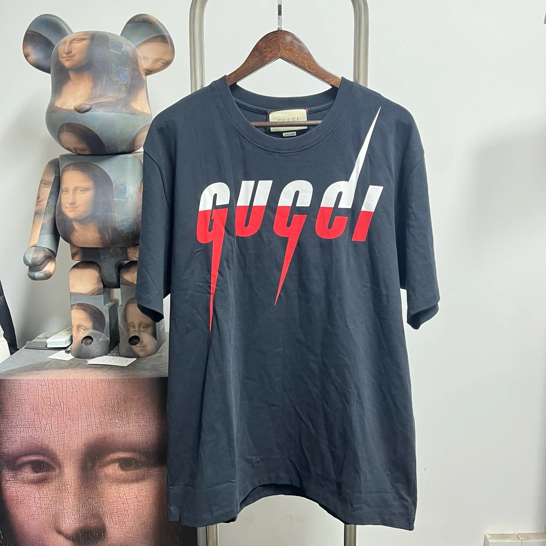 99新 GUCCI/古驰 99新Gucci古驰闪电短袖 L码