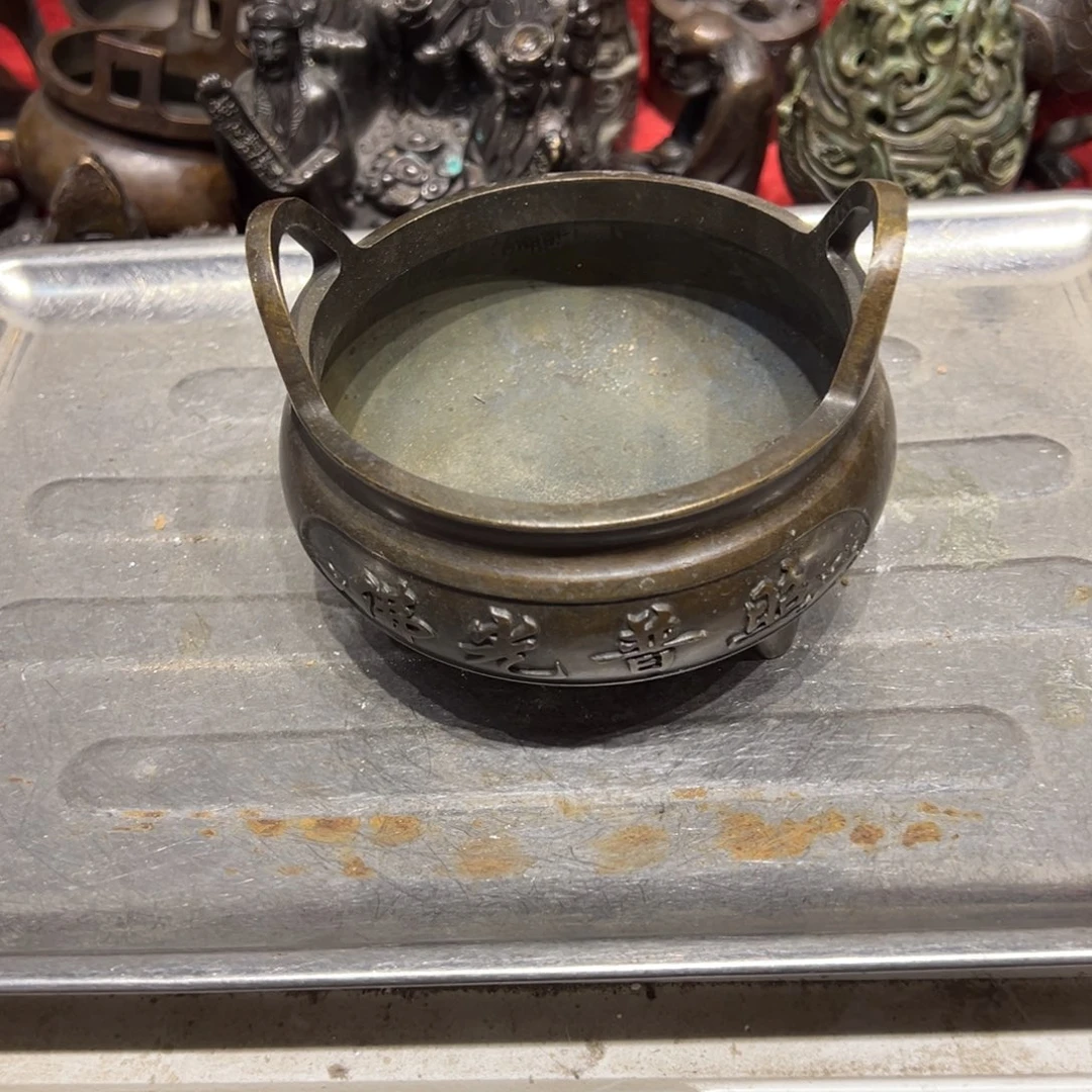 黄铜摆件，文房摆件