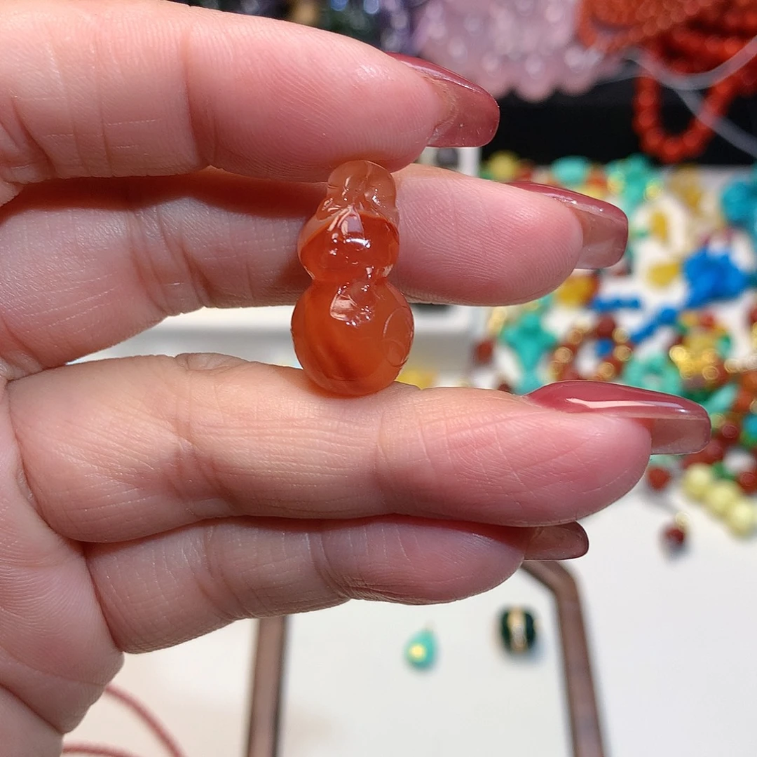 南红玛瑙未镶嵌珠宝半成品