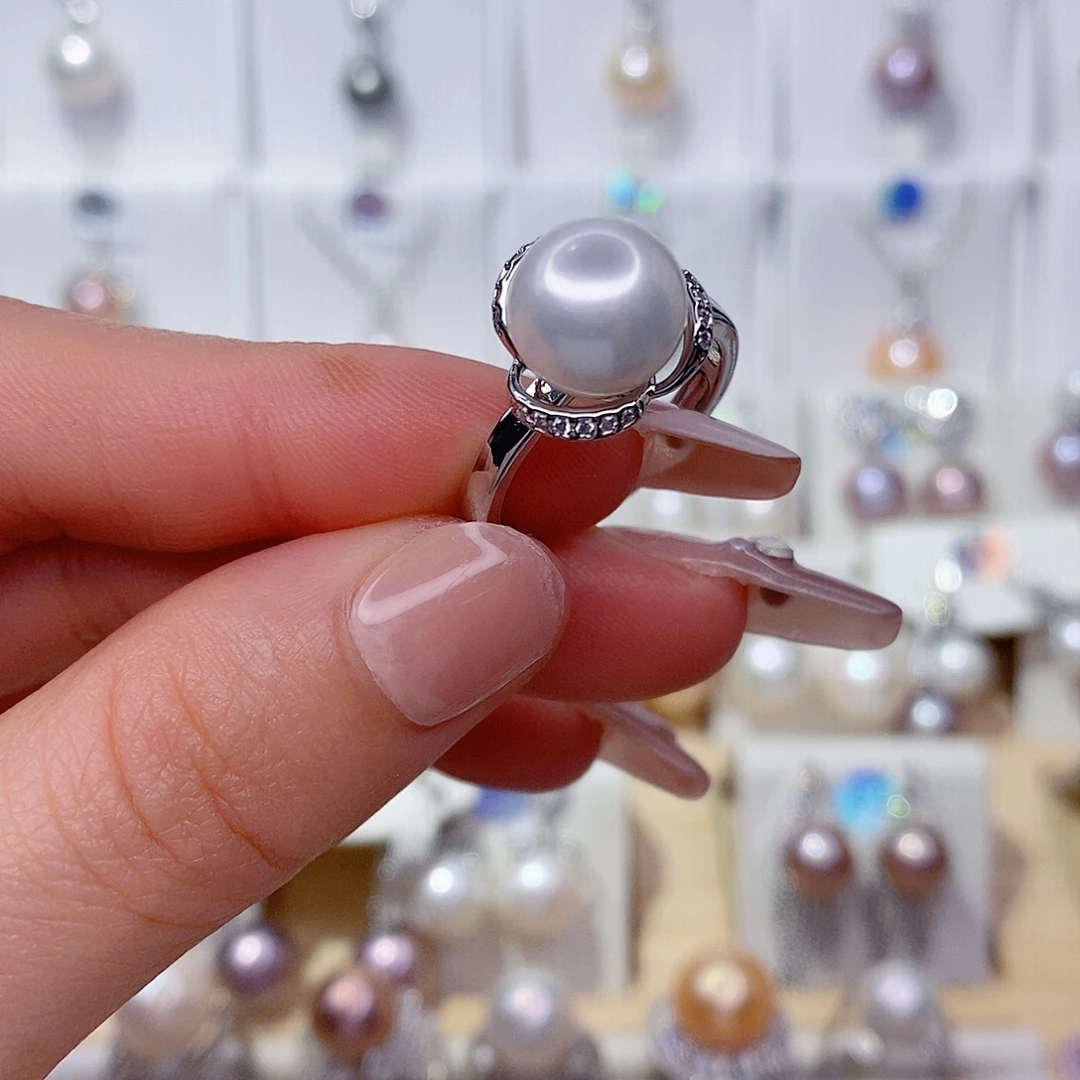 未镶嵌戒指淡水珍珠