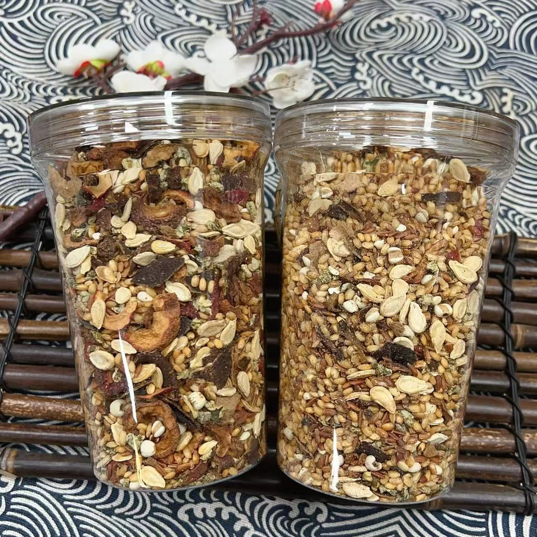 海滋花【陈皮荷叶山楂三色炒米茶】减法茶