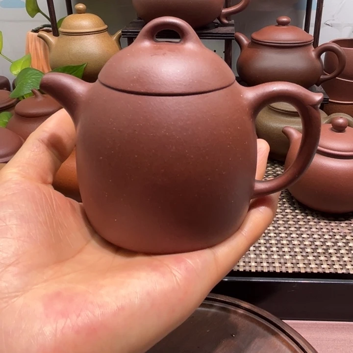 紫砂茶壶微瑕孤品200cc秦权底槽清