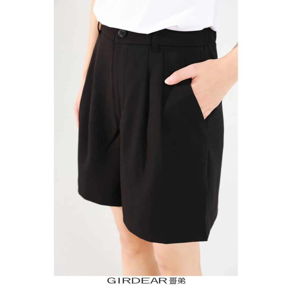 哥弟 一秒入夏/时尚出游穿搭简约经典百搭潮流休闲短裤女1100494