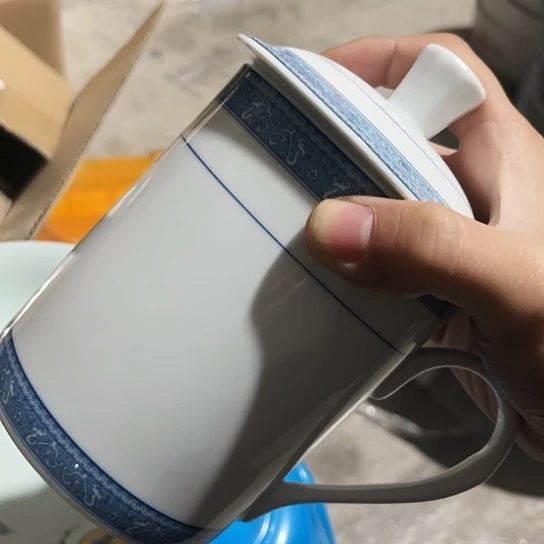 盘办公杯一个陶瓷陶瓷