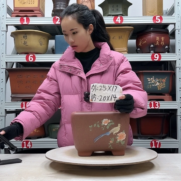 紫砂花盆紫砂花盆