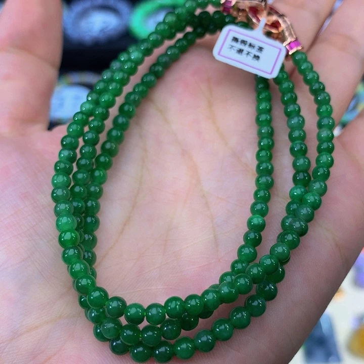 翡翠未镶嵌手链翡翠