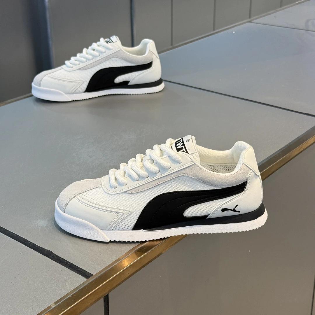 潮牌厚底板鞋男2025新款低帮透气网面舒适软底百搭网红爆款休闲鞋