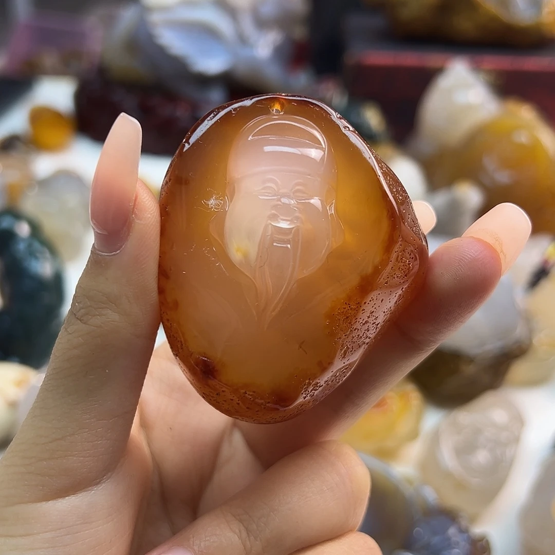 玛瑙/玉髓合金颈饰