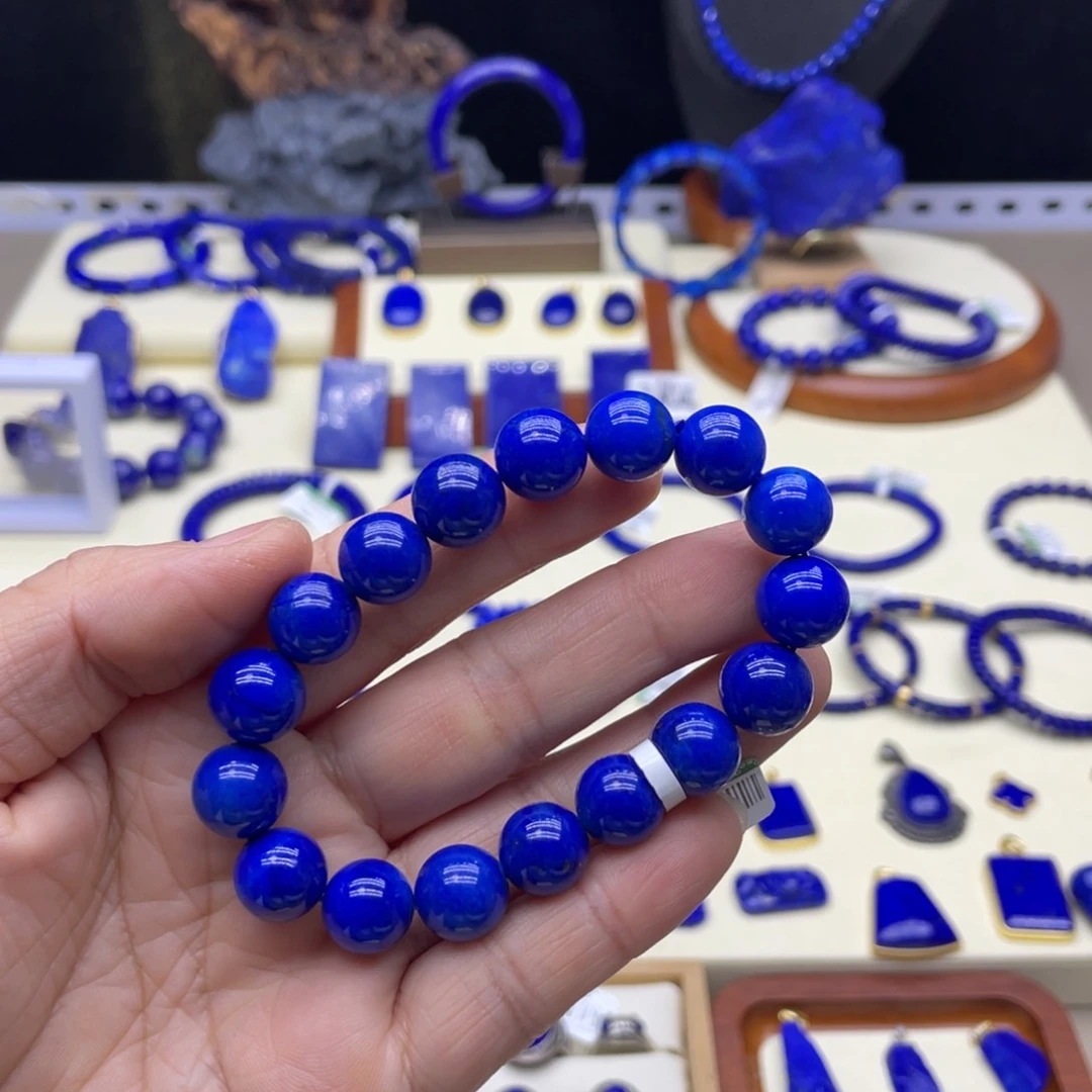 未镶嵌青金石手链11mm收藏