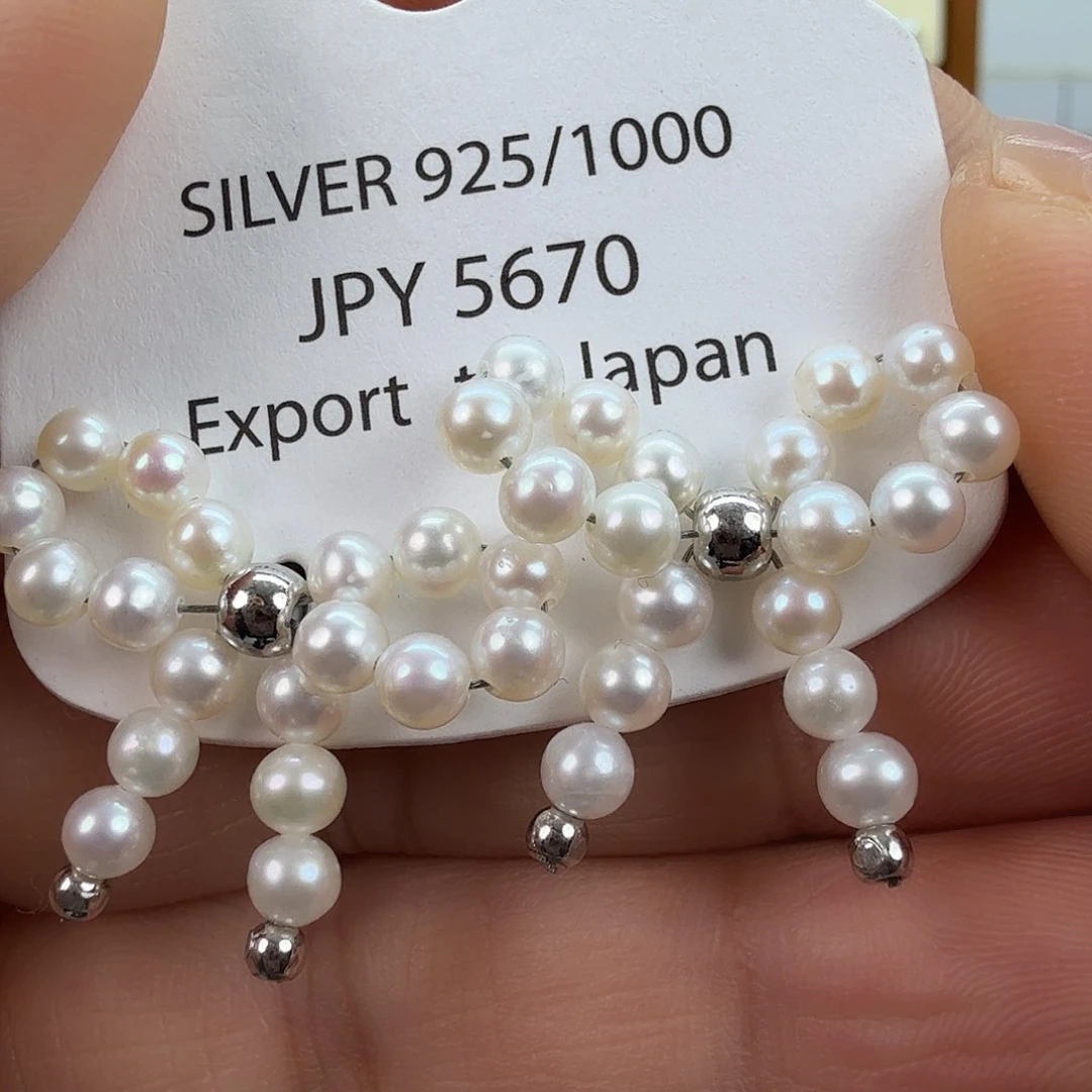 未镶嵌耳饰淡水珍珠