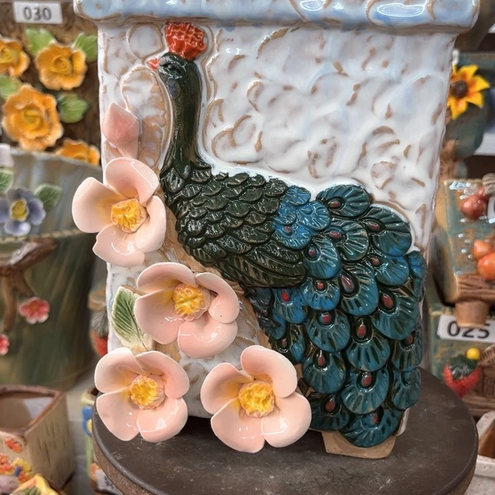 紫砂花盆粗陶材质多肉花盆